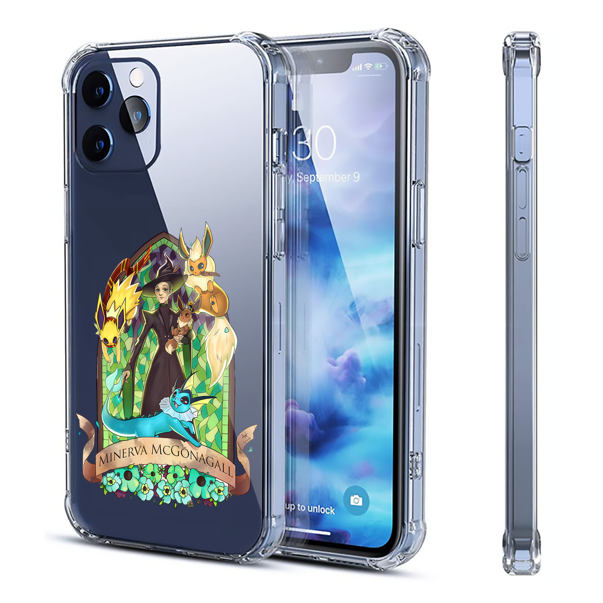 （画像用） Harry Potter ハリー・ポッターシリーズ 【iPhone 12シリーズ対応】透明スマホケース（クリアソフトケース）